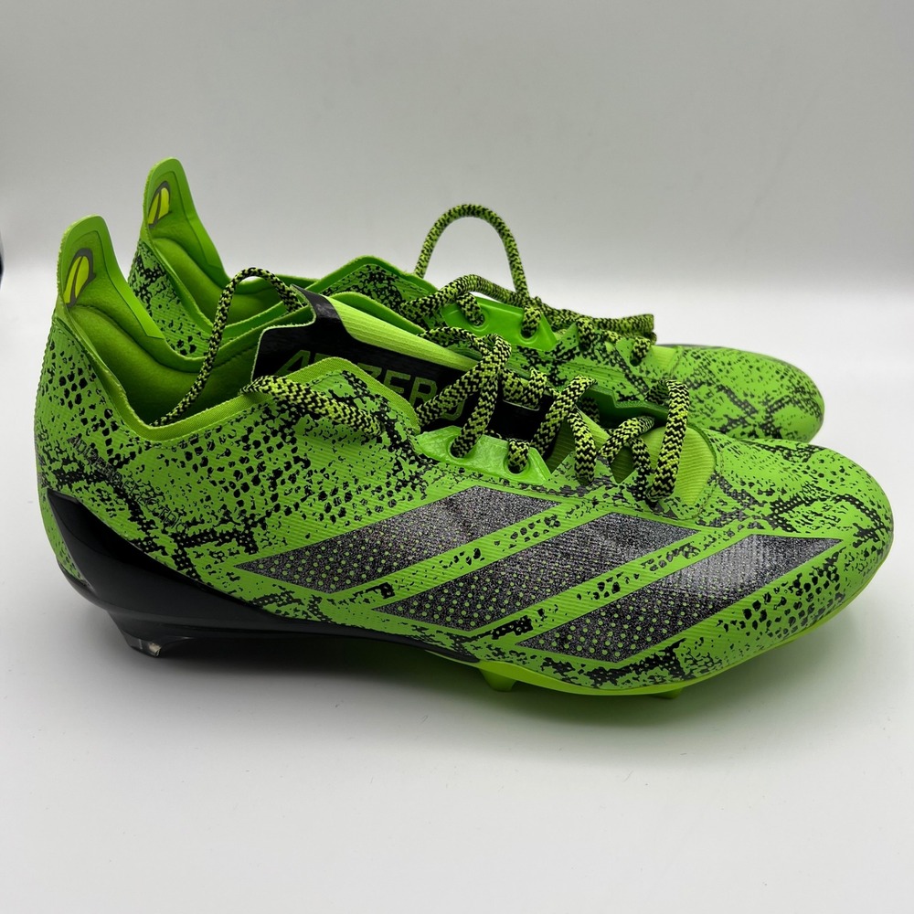 Adidas Adizero Electric Football Cleats Mens 10.5 Lime Green Black‎ Graphic